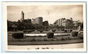 c1940's Praca Pariz Brazil Rio De Janeiro Posted Vintage RPPC Photo Postcard