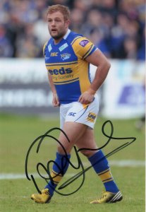 Paul McShane Leeds Rhinos Castleford Tigers Rugby Hand Signed Photo
