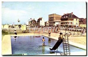 Modern Postcard Cayeux Sur Mer Pool And Garden D & # 39Enfants