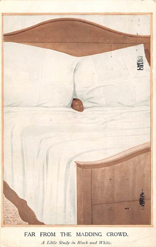 Far From the Madding Croud Child in Bed Blacks Postal Used, Date Unknown 
