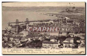 Old Postcard Marseille General View