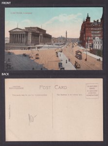 Vintage Postcard England Liverpool Lime Street