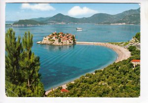 SVETI STEFAN, Montenegro, 1980 used Postcard