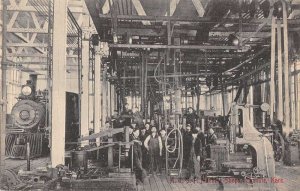 Chanute Kansas Machine Shops Factory Interior Postcard AA33336