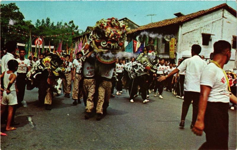 CPA AK SINGAPORE Lion Dance (a1444)