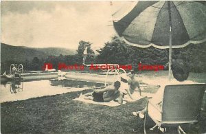 MA, Lenox, Massachusetts, Eastover Hotel, Swimming Pool, 1950 PM