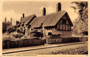 uk17139 anne hathaways cottage stratford on avon real photo uk