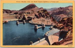 Hoover Dam and Black Canyon Spillway