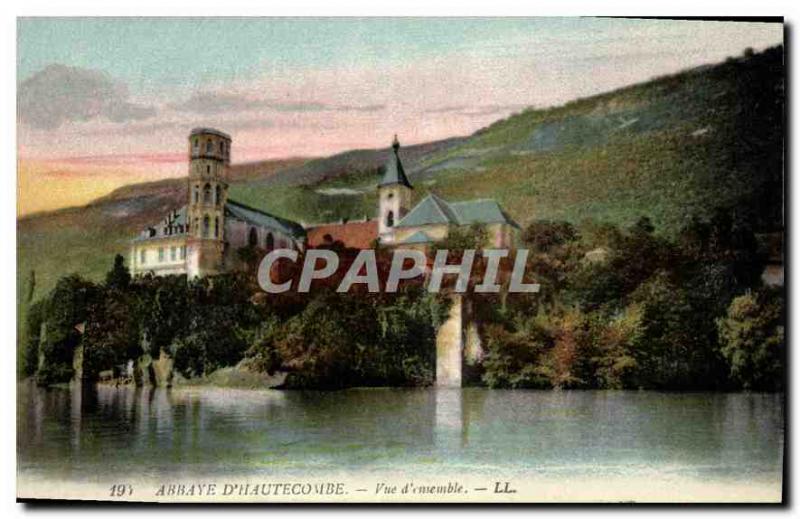 Postcard Abbey Hautecombe Overview