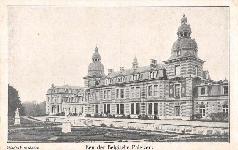 Belgium Belgische Paleizen Palace Exterior Antique Postcard J67619