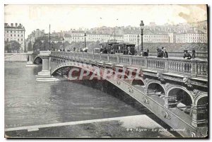 Postcard Old Bridge Morand Lyon