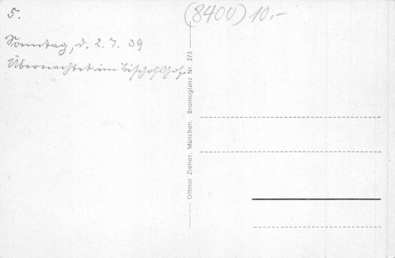 Germany Regensburg General View vintage postcard