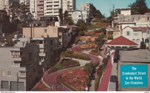 SAN FRANCISCO, California, 1950-1960s ; Lombard Street