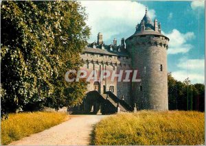 Postcard Modern Combourg L and V Le Chateau