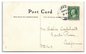 Signed Artist COBB SHINN ~ De GURLS all LOVE de GUY in UNIFORM c1910s Postcard