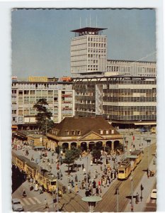 Postcard Hauptwache and Telecommunication Building, Frankfurt, Germany