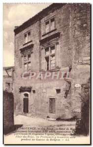 Old Postcard Provence Les Baux Hotel Maneille