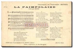 Postcard Old Folk Song La Paimpolaise Theodore Botrel