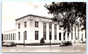 RPPC ROCHESTER, Minnesota MN ~ POST OFFICE ca 1940s Real Photo Postcard