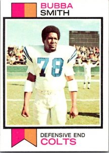 1973 Topps Football Card Bubba Smith Baltimore Colts sk2449