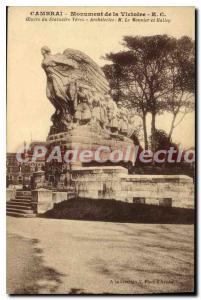 Old Postcard Cambrai Monument Of Victory