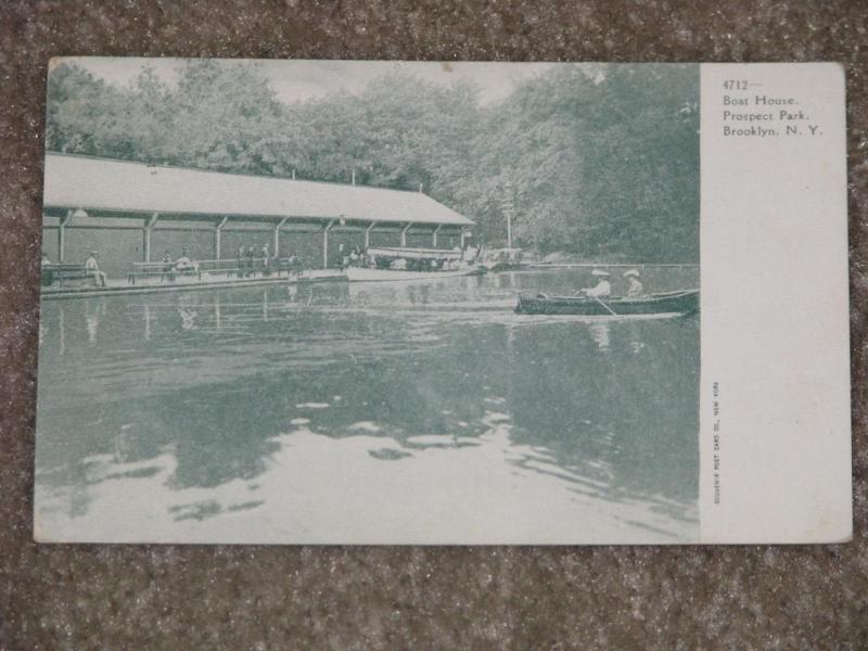 Boat House, Prospect Park, Brooklyn, N.Y., unused vintage card