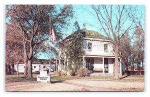 Home Of General Dwight D. Eisenhower Abilene Kansas c1954 Postcard