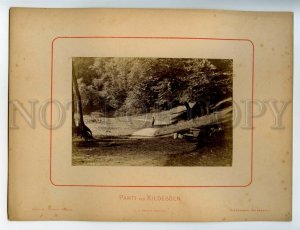 492525 Denmark COPENHAGEN Parti ved Kildesoen Park Vintage CABINET PHOTO