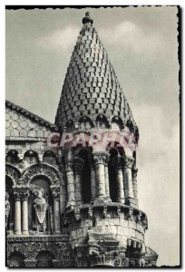 Old Postcard Face From Poitiers Church of Saint Hilaire The Grand Bedside