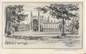 Cambridgeshire Postcard - King's College, Cambridge - Ref TZ9219