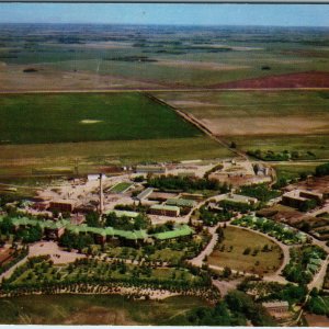 North Battleford SK c1950s Saskatchewan Provincial Hospital Postcard Asylum