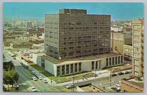 Kansas City Missouri~The New Public Library Aerial View~Vintage Postcard 