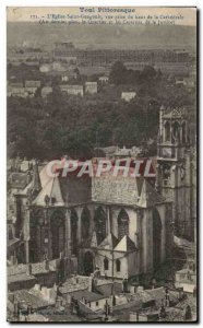 Old Postcard Toul The church Saint Gengoult