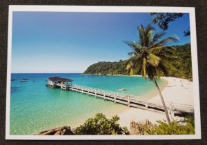 [AG] P83 Malaysia Pulau Perhentian Island Beach Tourism Scenery (postcard) *New