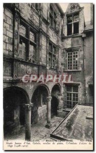 Postcard Old Orleans House of Agnes Sorel Jeanee Musee d'Arc Gallery Stone Co...