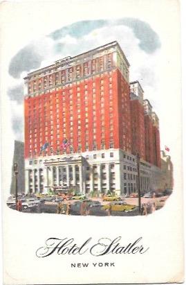 Hotel Statler , New York