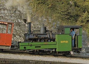 Brienzer Rothornbahn Train Hotel Kulm Rare Postcard