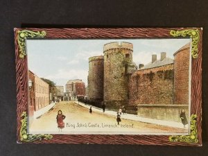 Mint Ireland County Limerick King John's Castle Illustrated Picture Postcard