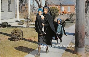 Amish Mother & Children - Dutch County, Pennsylvania