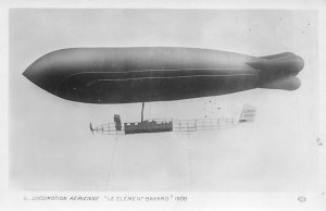 Locomotion Aerienne Le Clemont Bayard 1908 Zeppelin Unused 