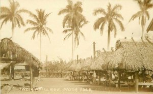 Miami Florida 1930s India Village Musa Isle RPPC Photo Postcard 20-3613