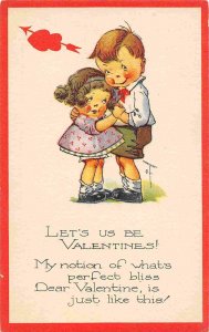 Let Us Be Valentines Artist Signed Charles Twelvetrees 1910c postcard