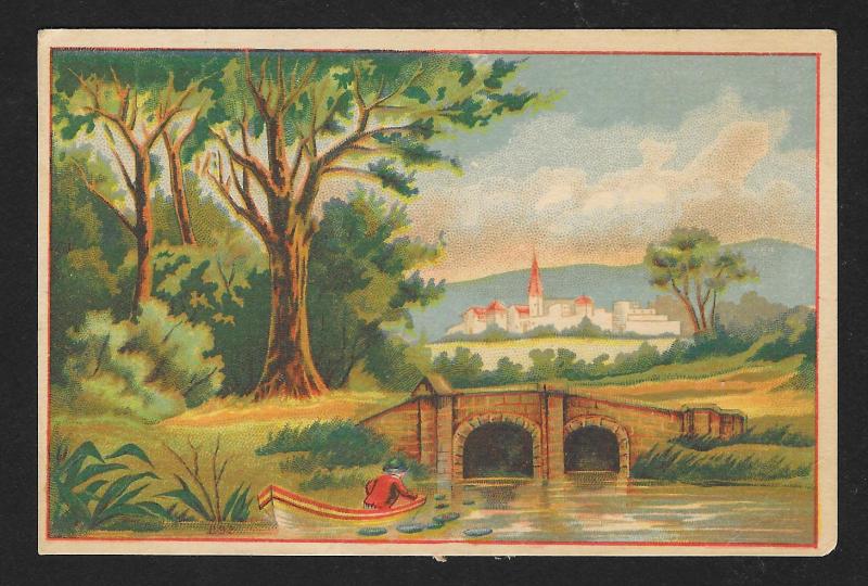 VICTORIAN TRADE CARD Evans Dining Rooms