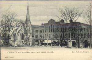 Plymouth NH Church & Kidder Bldg TUCK #2237 c1905 Postcard