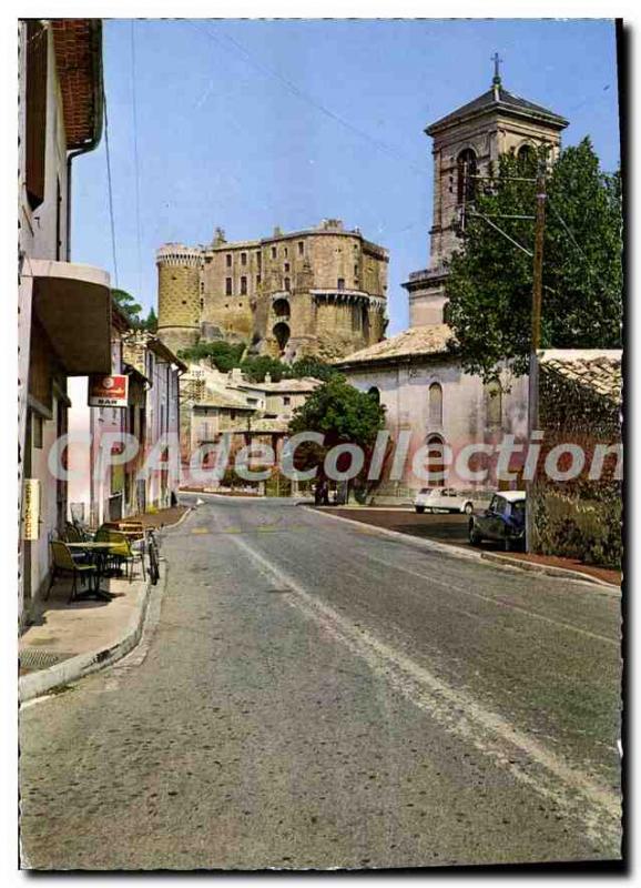 Postcard Modern Suze La Rousse Chateau And I'Eglise