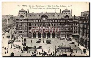 Paris - 8 - La Gare St Lazare - Approval of the Rue de Rome - Old Postcard