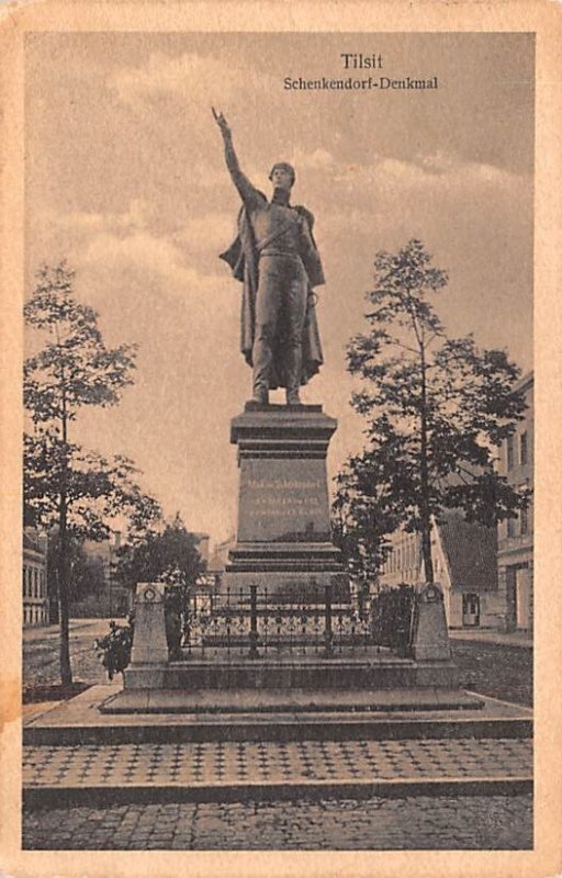 Schenkendorf Denkmal, Tilsit Germany 1930 