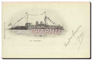 Old Postcard Boat War The Bovines