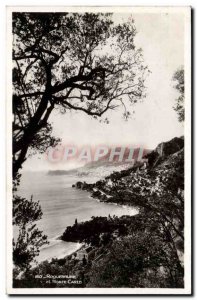 Roquebrune and Monte Carlo Modern Postcard