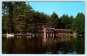 BRIDGTON, Maine ME ~ Highland Lake CHRISTMAS TREE INN Roadside 1973  Postcard